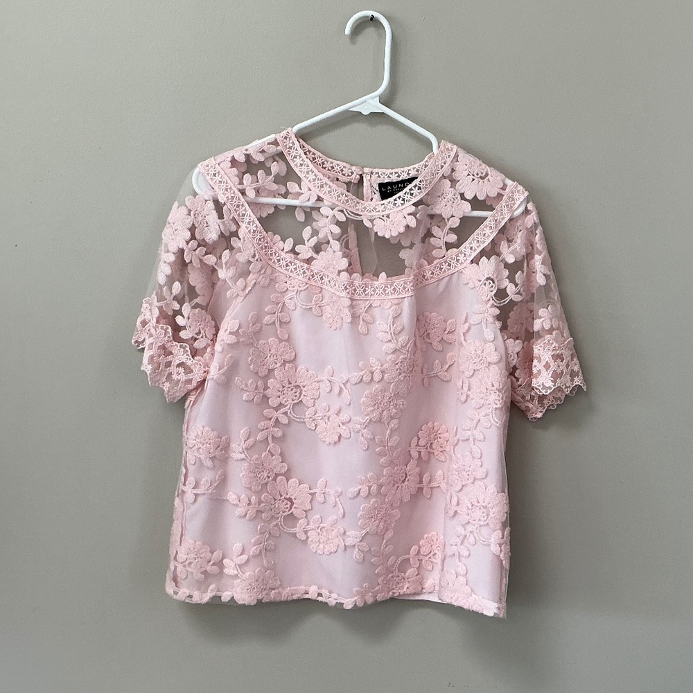 Pink Lace top